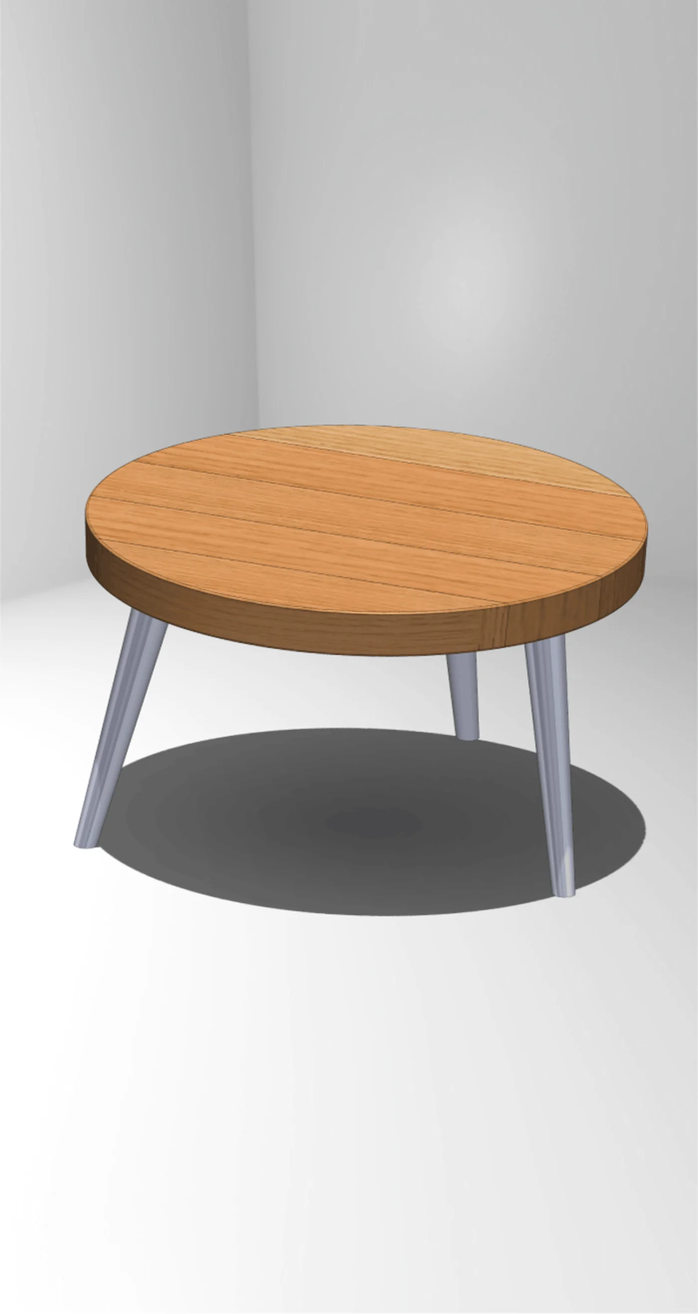 Rendu 3D de table basse
